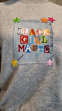 Load image into Gallery viewer, Youth - Black Girl Magic Crewneck