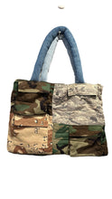 Load image into Gallery viewer, Oversized Upcycled Tote Bag