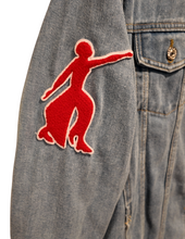 Load image into Gallery viewer, Oversized Denim Soror Jacket