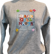 Load image into Gallery viewer, Youth - Black Girl Magic Crewneck