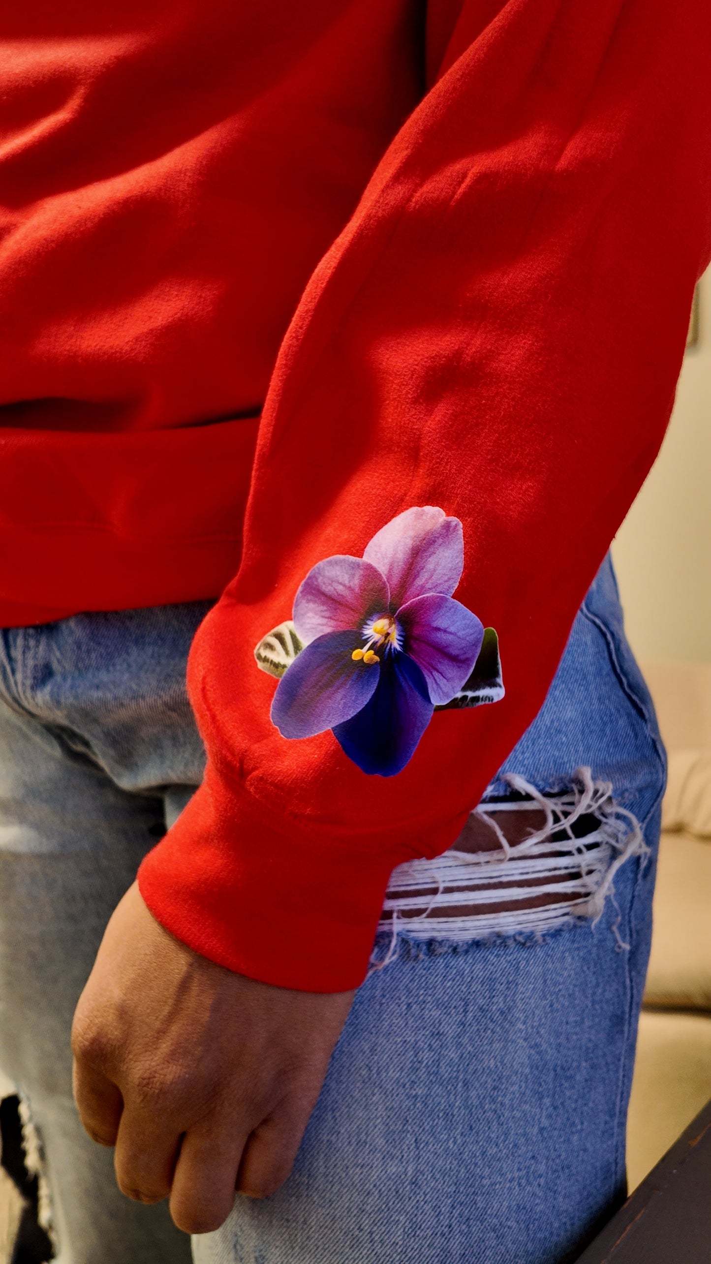 1913 Violets Sweatshirt