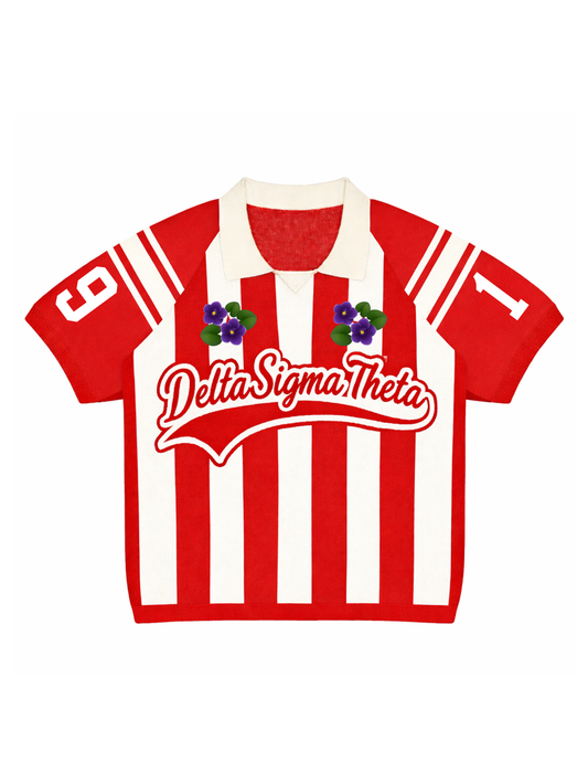 Striped Knit DST Tee