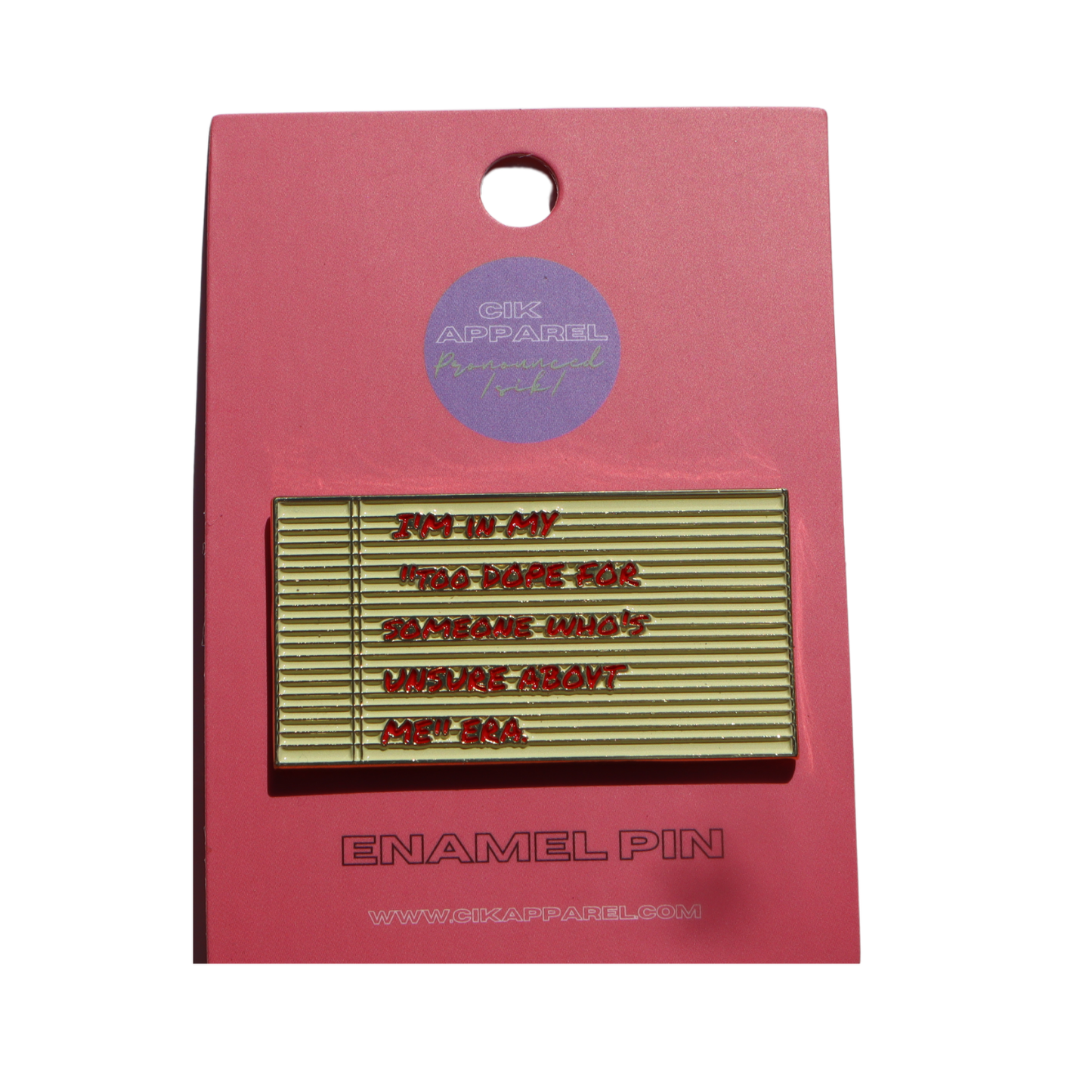 Unwavering Swagger Pin