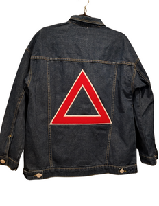 Oversized Denim Soror Jacket