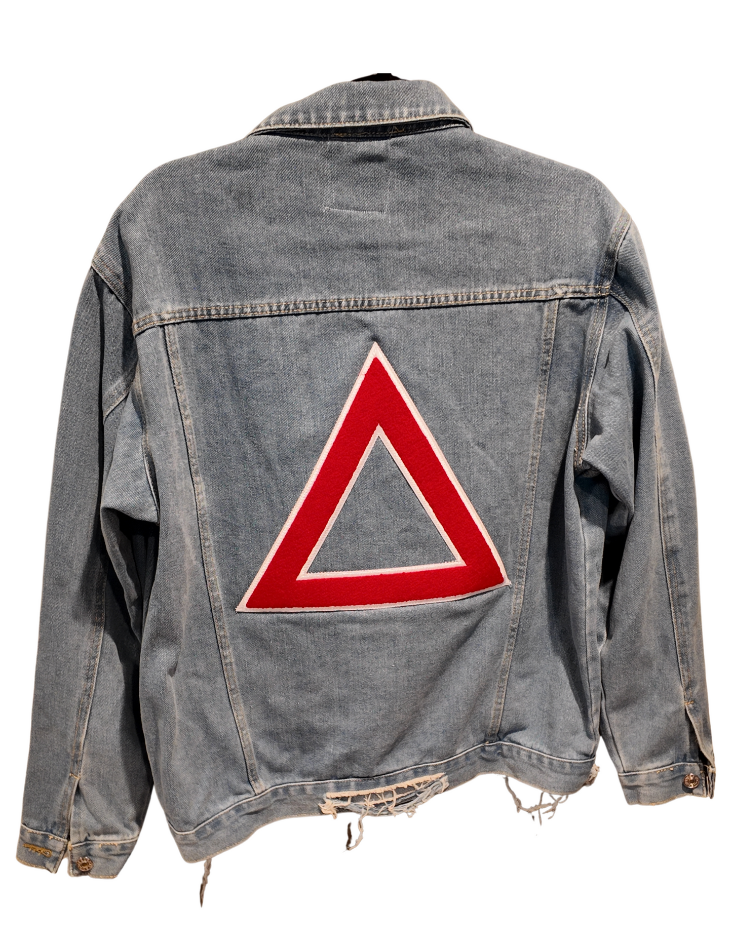 Oversized Denim Soror Jacket