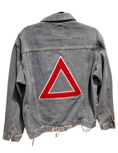 Load image into Gallery viewer, Oversized Denim Soror Jacket
