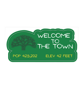 The Town Sticker