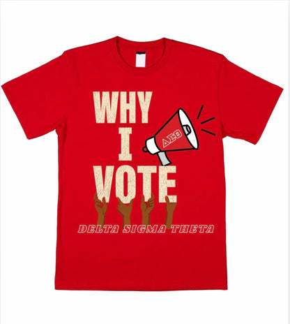 Why I Vote T Shirt