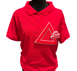 Delta Soror Red Polo