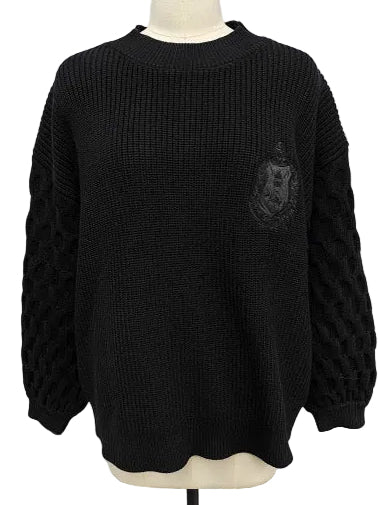Noir Crest Sweater (PreOrder)