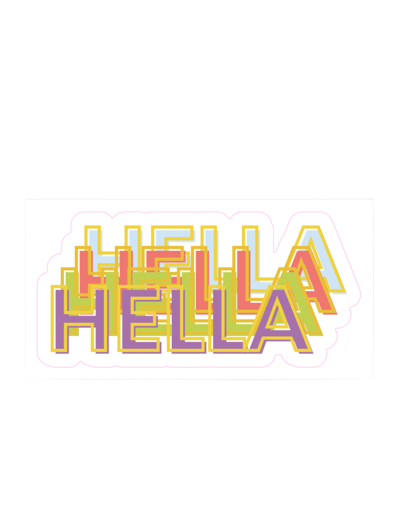 Hella Sticker