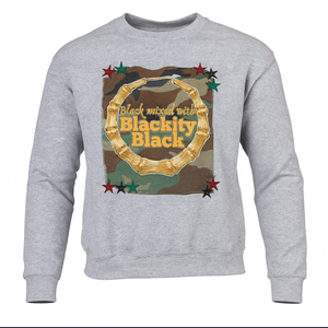 Black Mixed with Blackity Black Sweatshirt