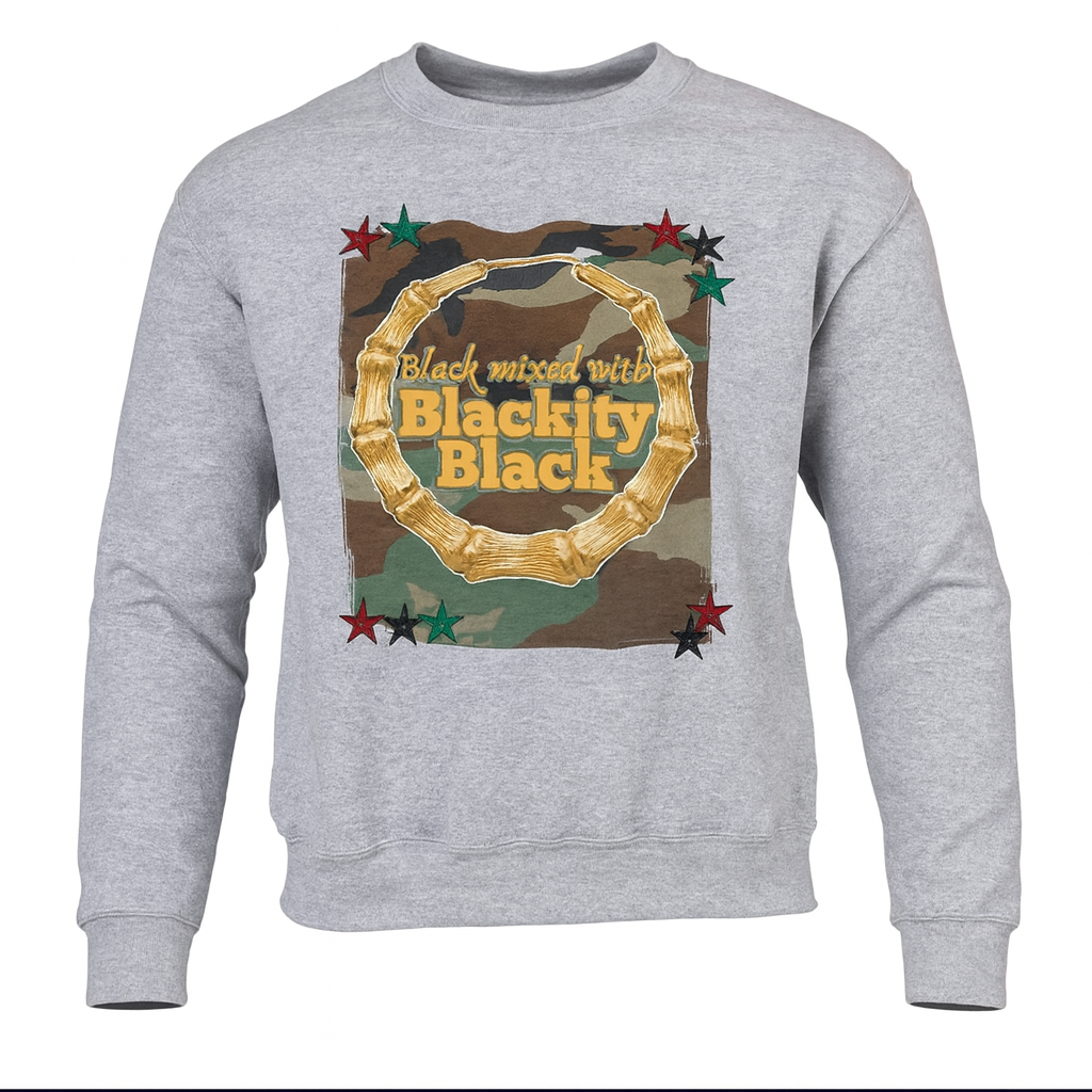 Black Mixed with Blackity Black Sweatshirt