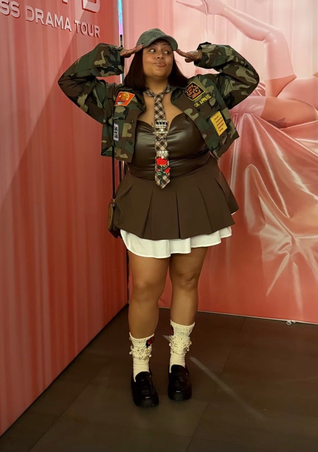 Cropped or Full Length Woodland Camo Jacket