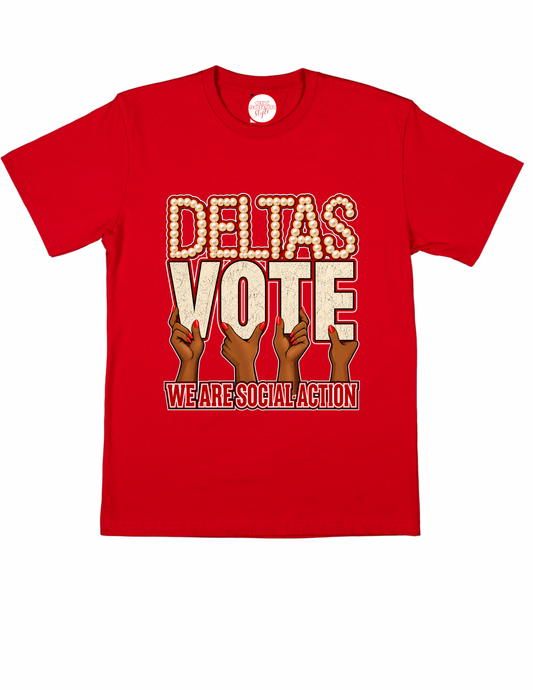 Deltas Vote T Shirt