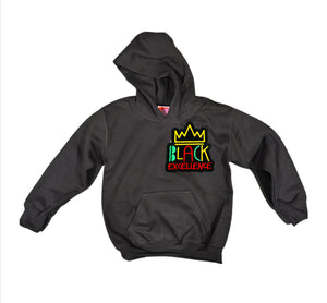 Black Excellence Hoodie - Youth