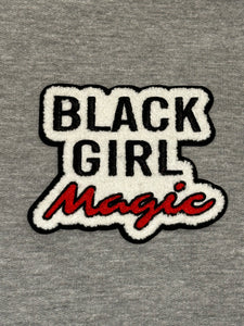 Black Girl Magic Hoodie - Small Chest Patch