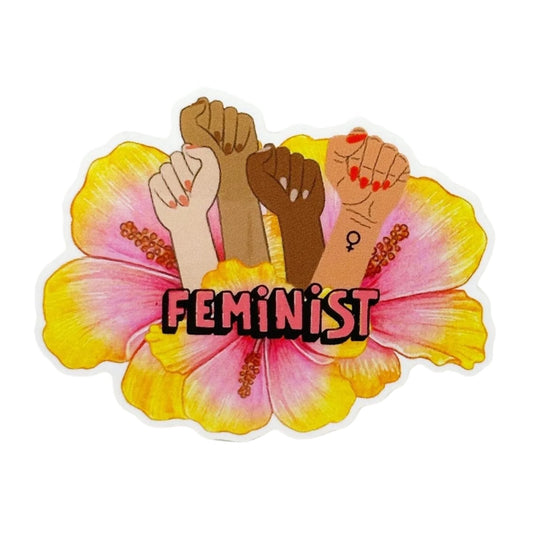 Floral Fem Sticker