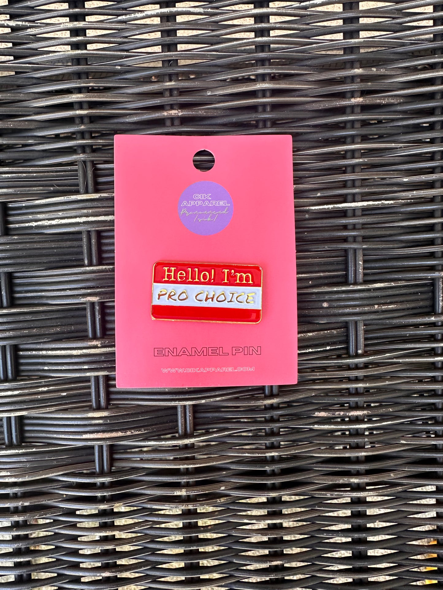 Pro Choice Pin