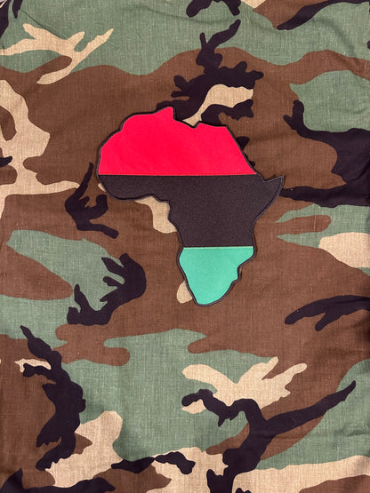 Cropped or Full Length Woodland Camo Jacket