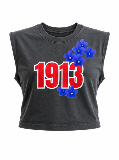 1913 Cropped Muscle Tee
