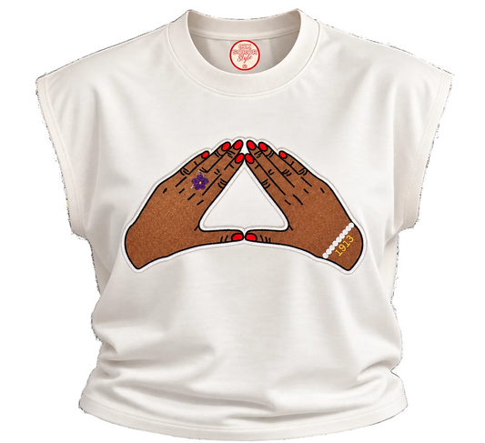 Devotion Cropped Sleeveless Sweatshirt