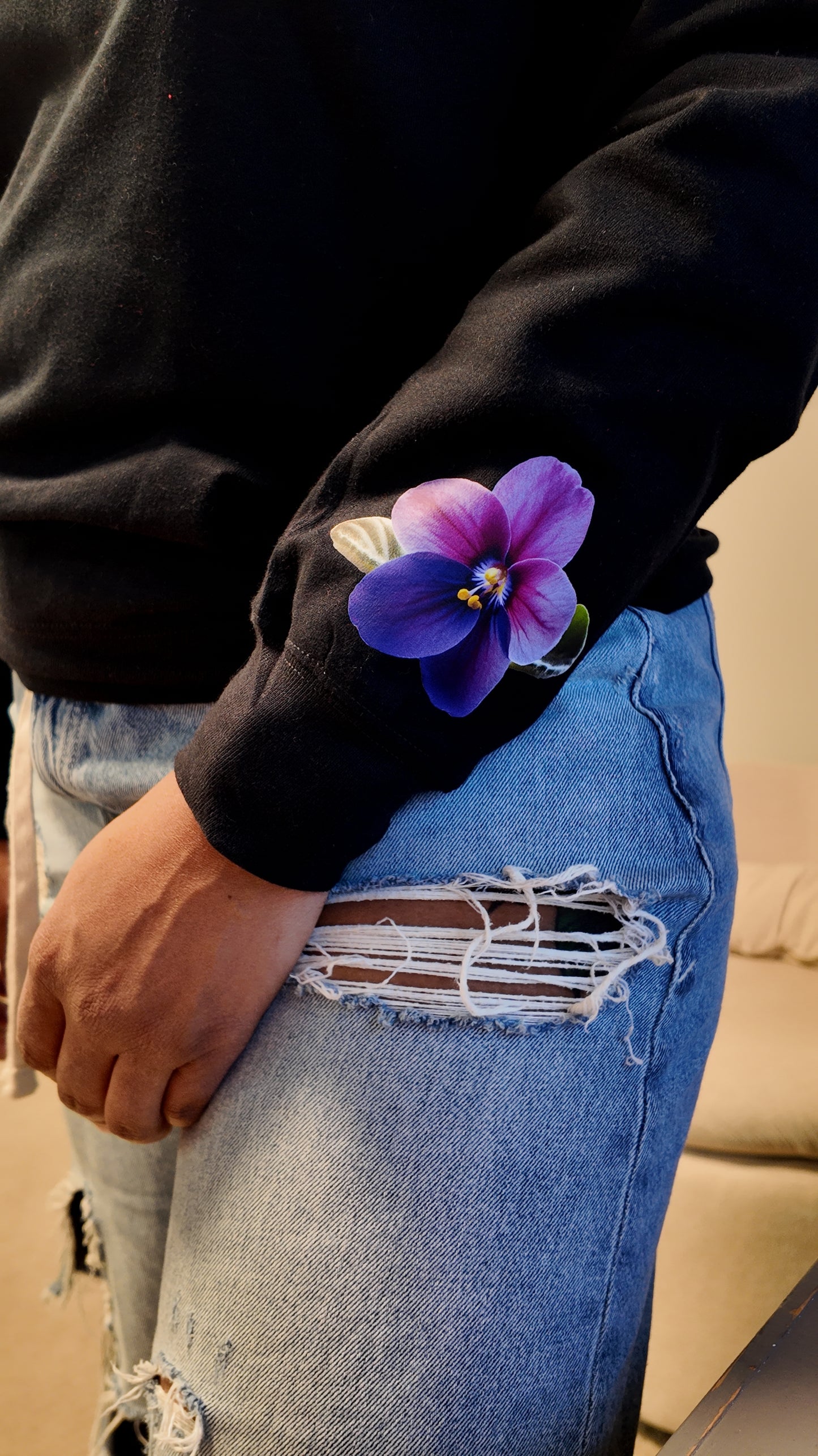 1913 Violets Sweatshirt
