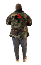 Load image into Gallery viewer, Full Length Camo Jacket - 3 Patches
