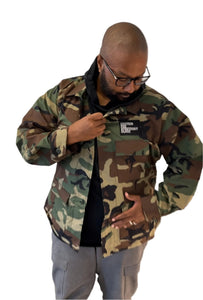 Full Length Camo Jacket - 3 Patches