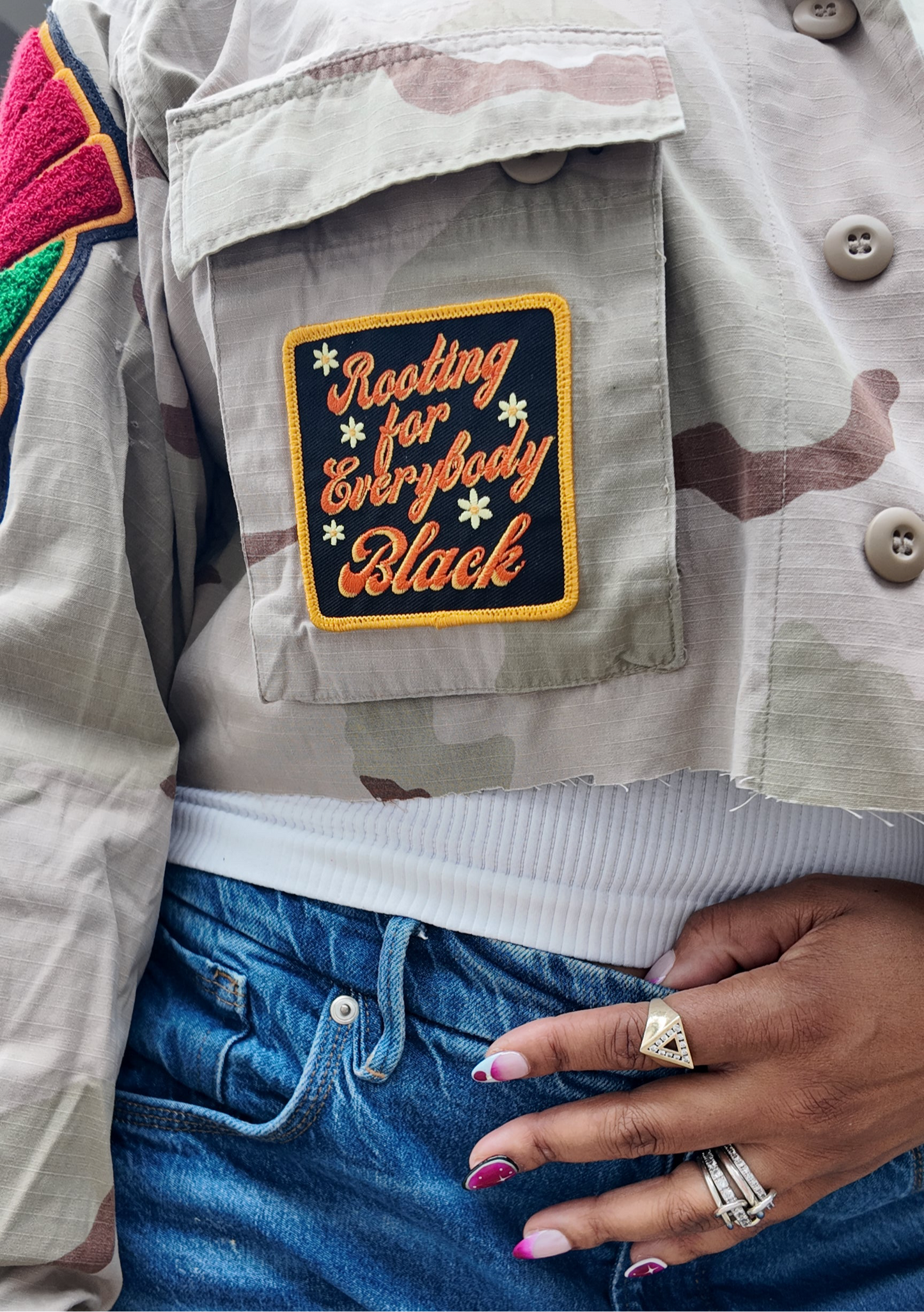 BGM Desert Camo Cropped or Full Length Jacket