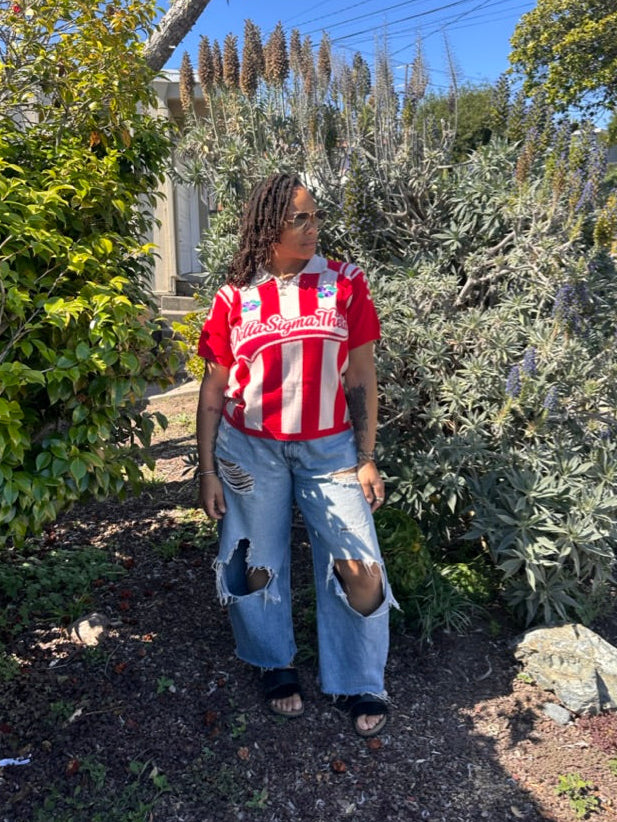 Striped Knit DST Tee (PreOrder)