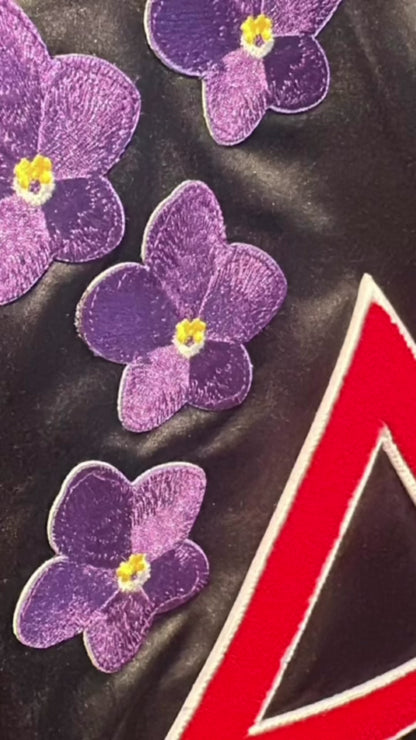 1913 Violets Bomber Jacket