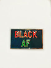 Load image into Gallery viewer, Black AF Lapel Pin
