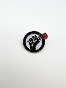 Rose Fist Pin
